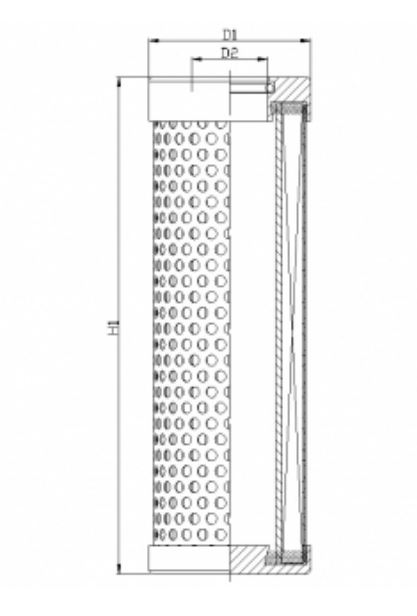 D124G10X hydraulic filter element