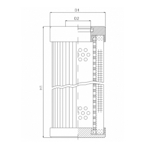 D121G06BV hydraulic filter element