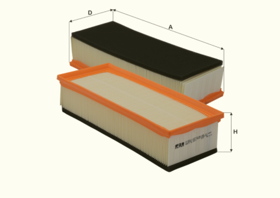 HP2163A air filter element