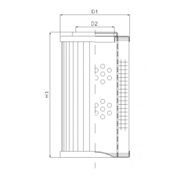 R292G10 hydraulic filter element