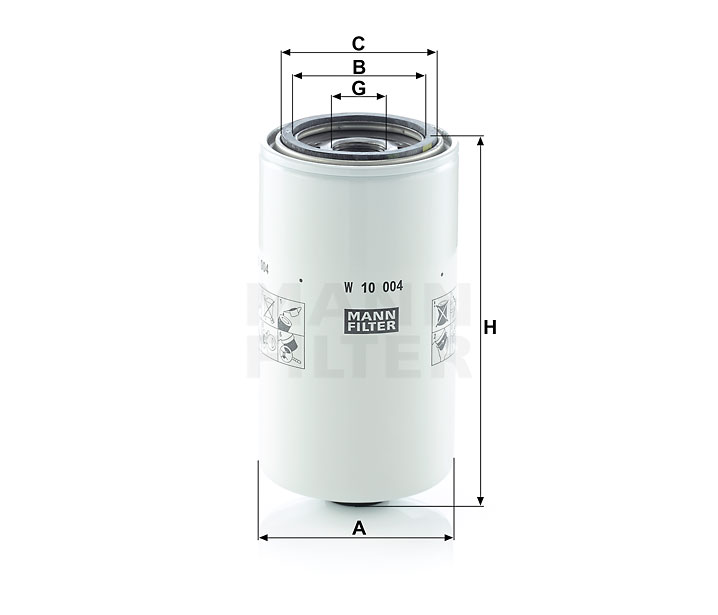 W 10 004 oil filter