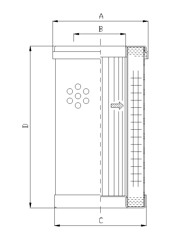 WG398 Hydraulic filter element