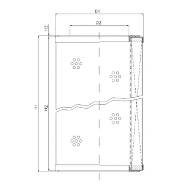 R5100T74 hydraulic filter element