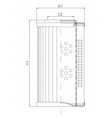 DHD330G10B/ESD hydraulic filter element
