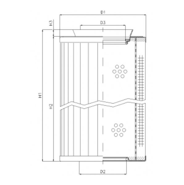 RMR436E05B hydraulic filter element