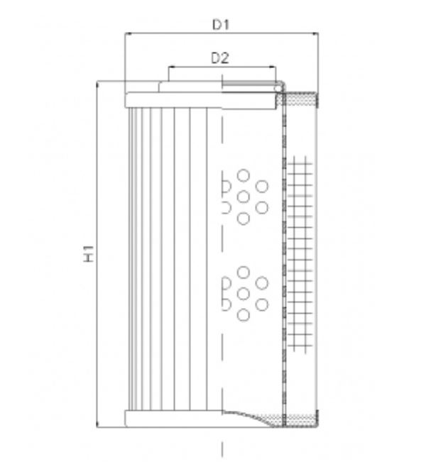 XD250T10A hydraulic filter element