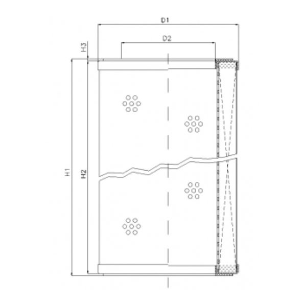R570C03 hydraulic filter element
