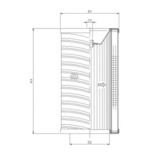 R700G06 hydraulic filter element