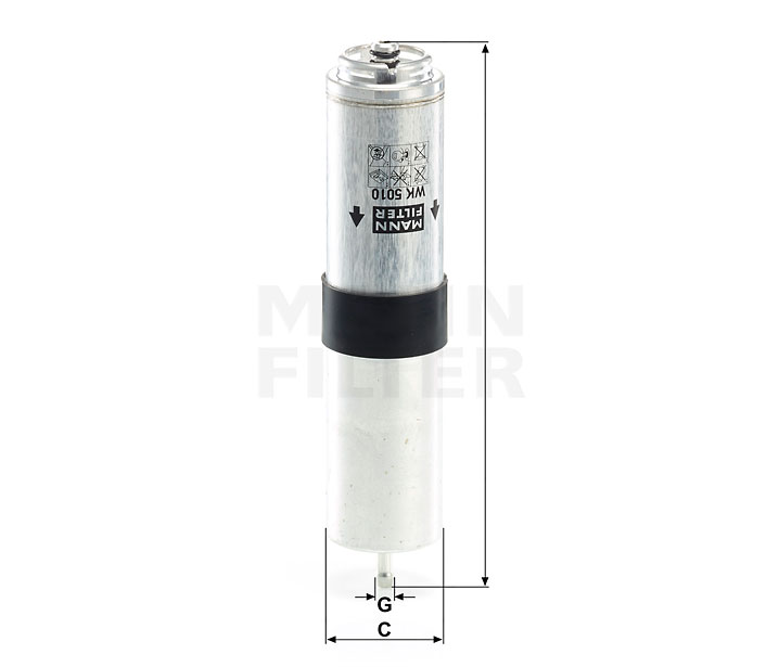 WK 5010 z fuel filter (in-line)
