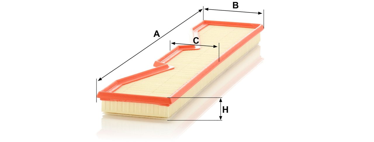 C 61 002 air filter element