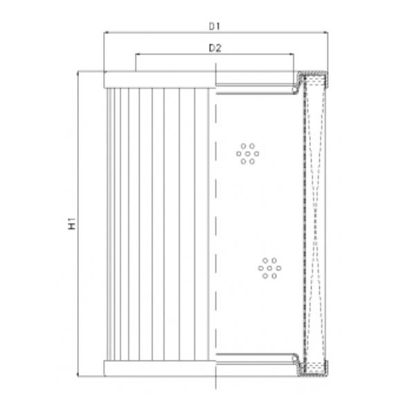 R433T150 hydraulic filter element