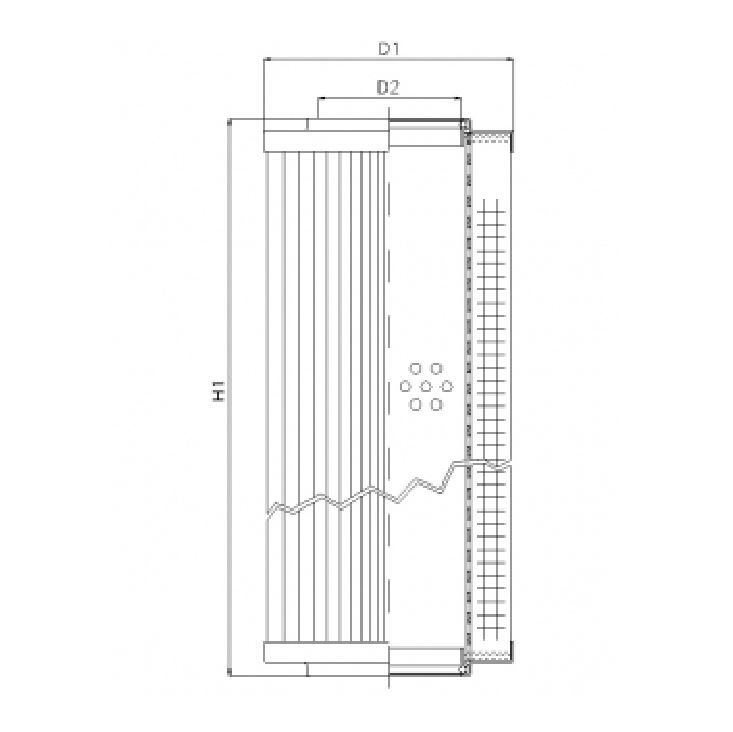 D622G06V hydraulic filter element