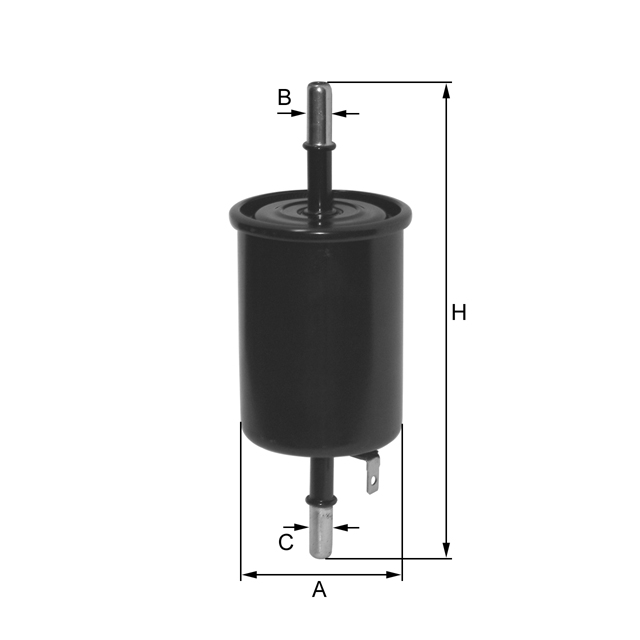 ZP8057FM fuel filter in-line
