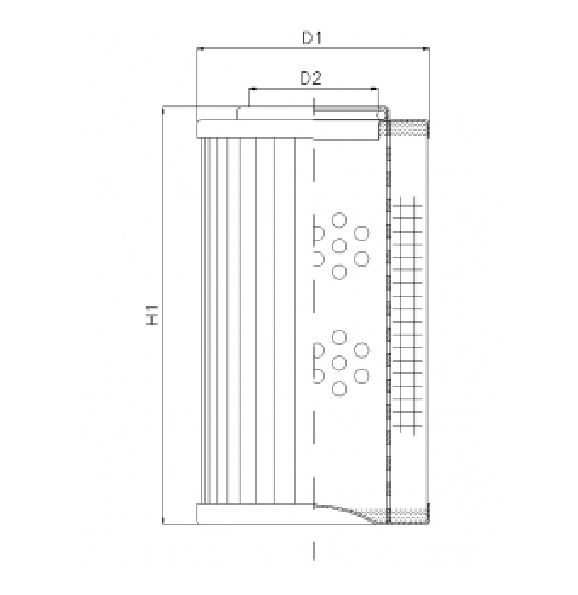 XD063T60AV hydraulic filter element