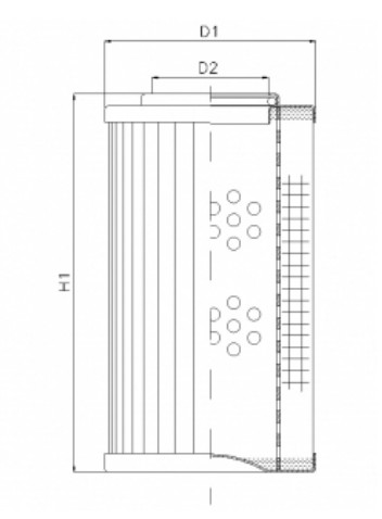FF-0433 fuel filter in-line