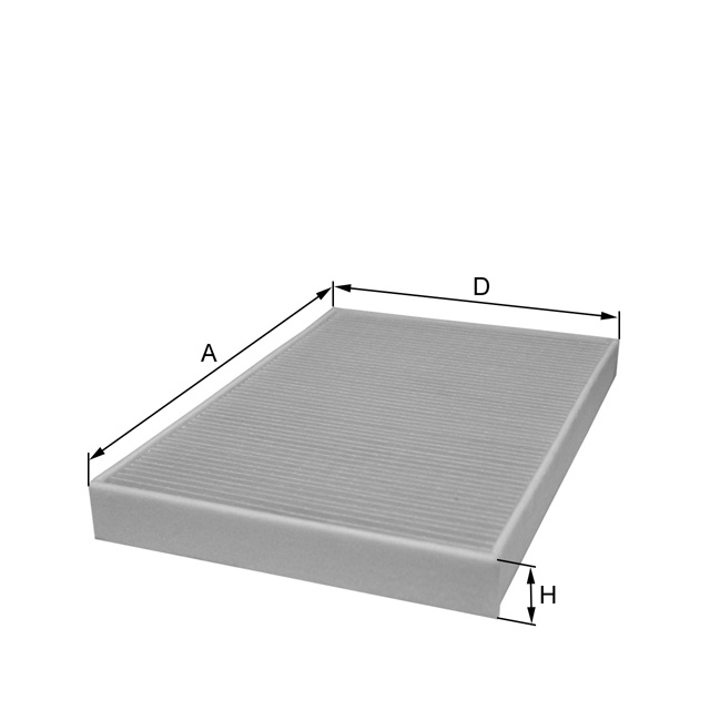 HC7123 cabin air filter element
