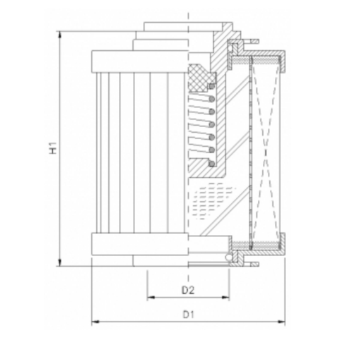 R120G10C hydraulic filter element