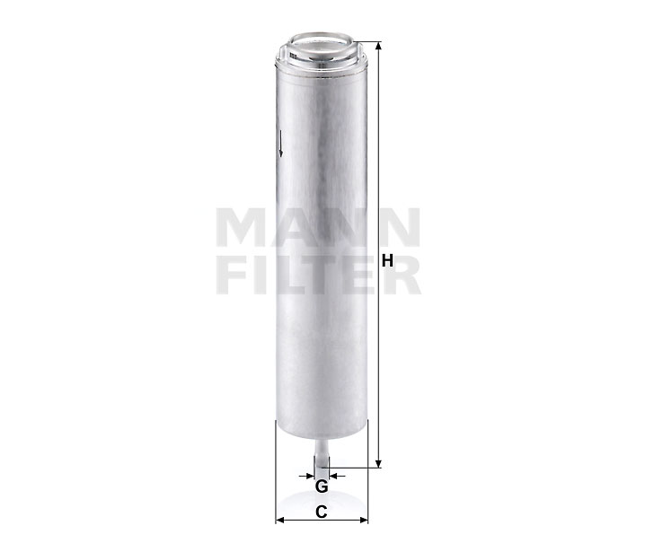 WK 5002 x fuel filter (in-line)