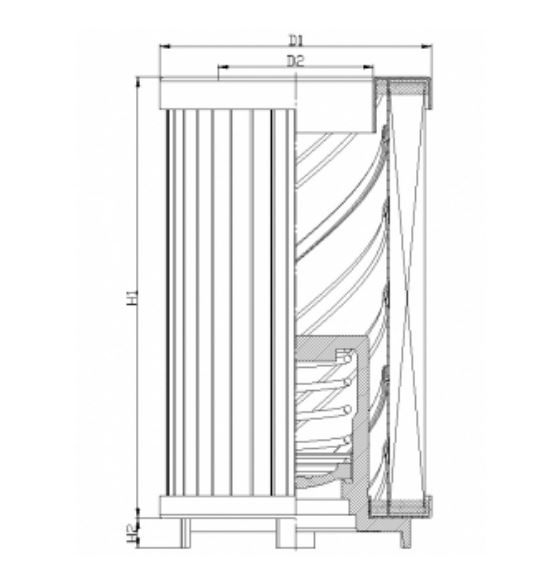 DMD0044G25B3 hydraulic filter element