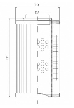 D181G10AV/ESD hydraulic filter element