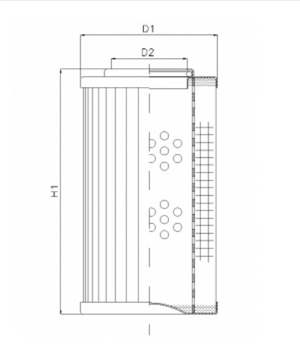 WT1429 hydraulic filter element