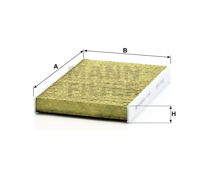 FP 2940 cabin air filter element (FreciousPlus)