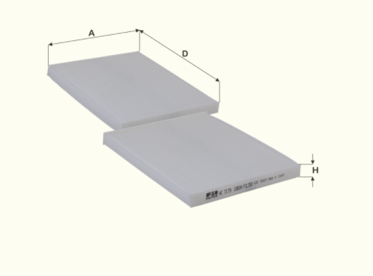 HC7179 cabin air filter element