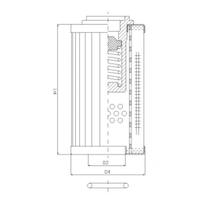 RLR70E05B hydraulic filter element
