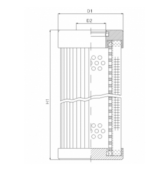 D141G01B hydraulic filter element