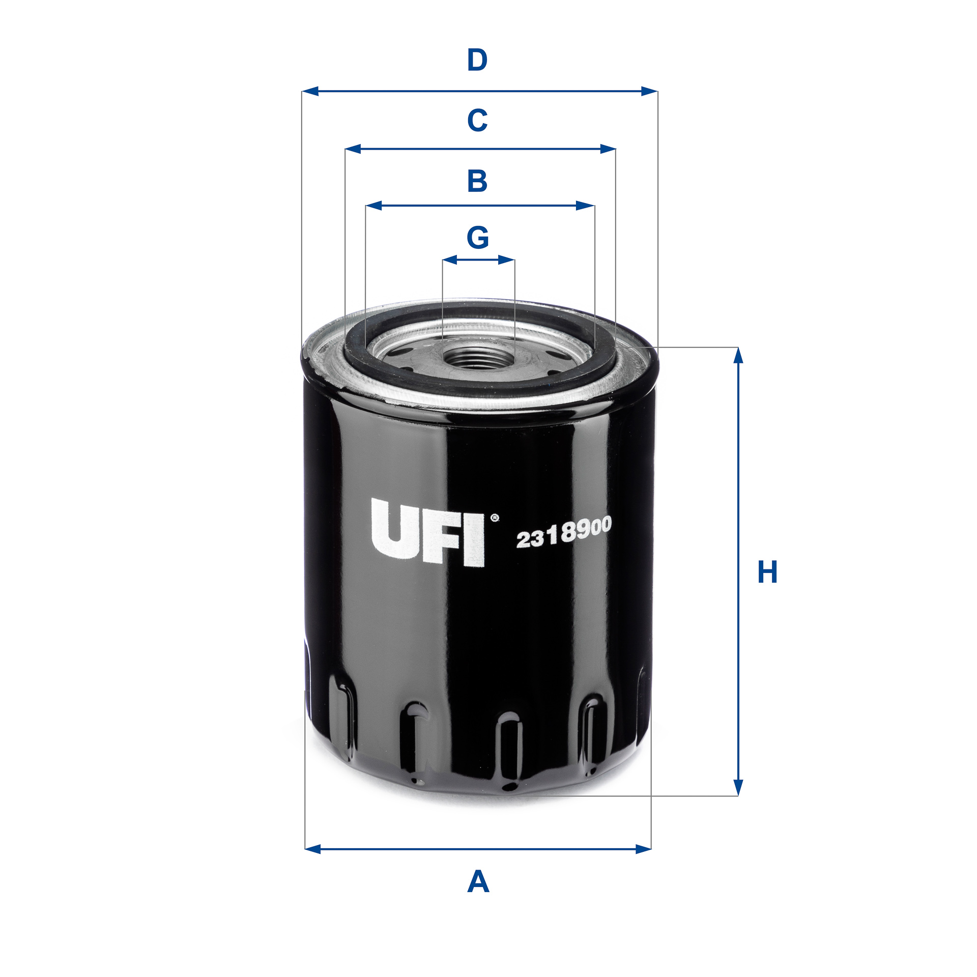23.189.00 oil filter spin-on