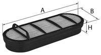 CF 3240 air filter element (secondary)