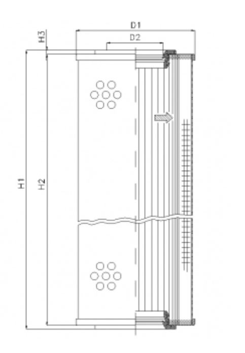 S4111P40 hydraulic filter element