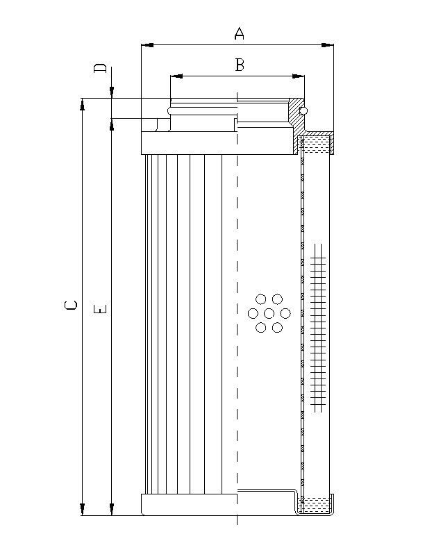 D730G10A Filter element for pressure filter