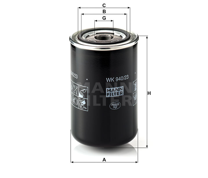 WK 940/23 fuel filter