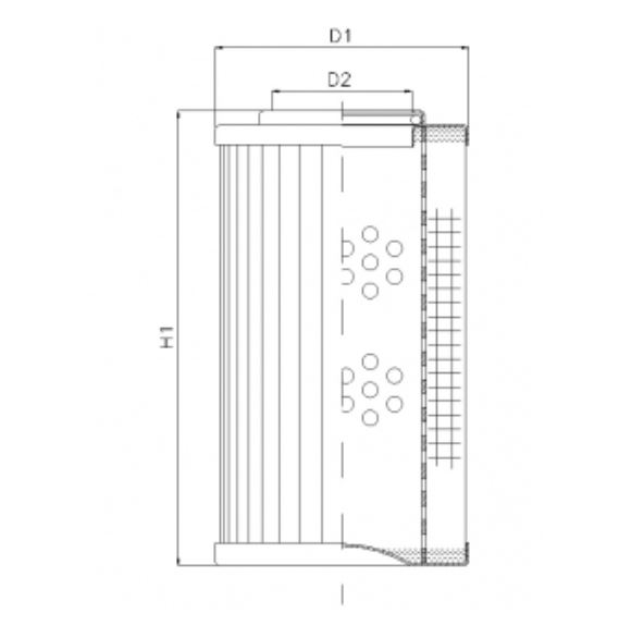D132T10A hydraulic filter element