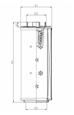 RHR1200G03B3/AB1 hydraulic filter element