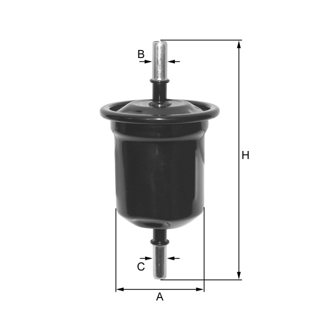 ZP8071FM fuel filter in-line