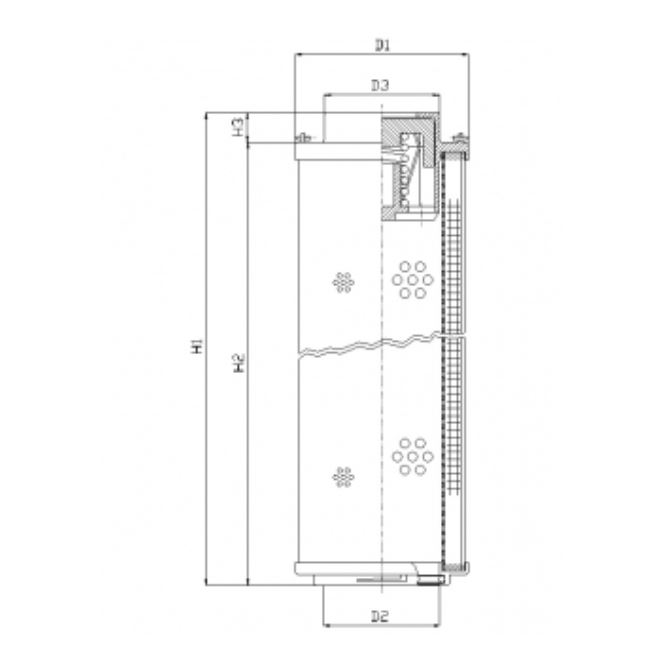 RHR850N03B hydraulic filter element
