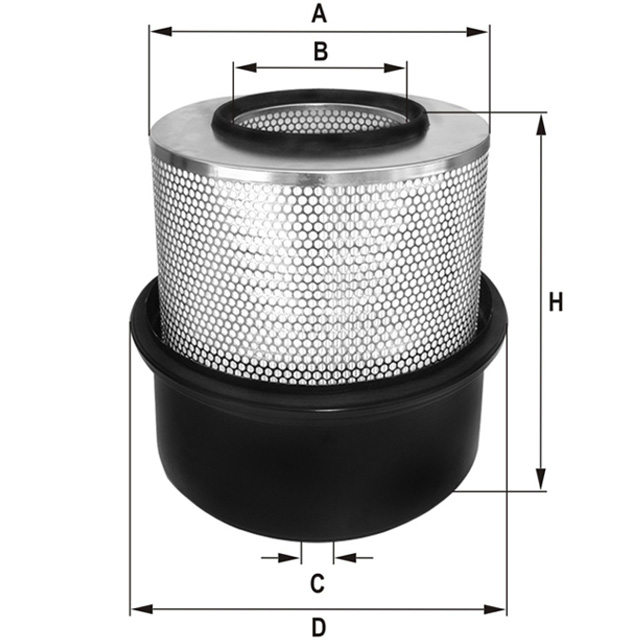 HP472 air filter element