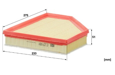 C 27 061 air filter element