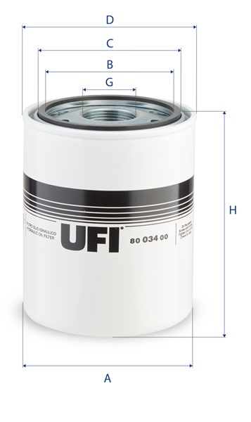 80.034.00 oil filter spin-on