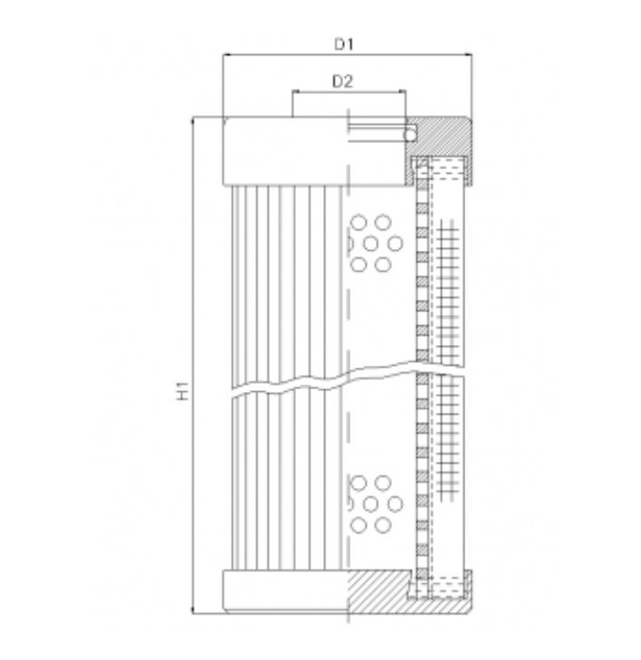 D113G03B hydraulic filter element