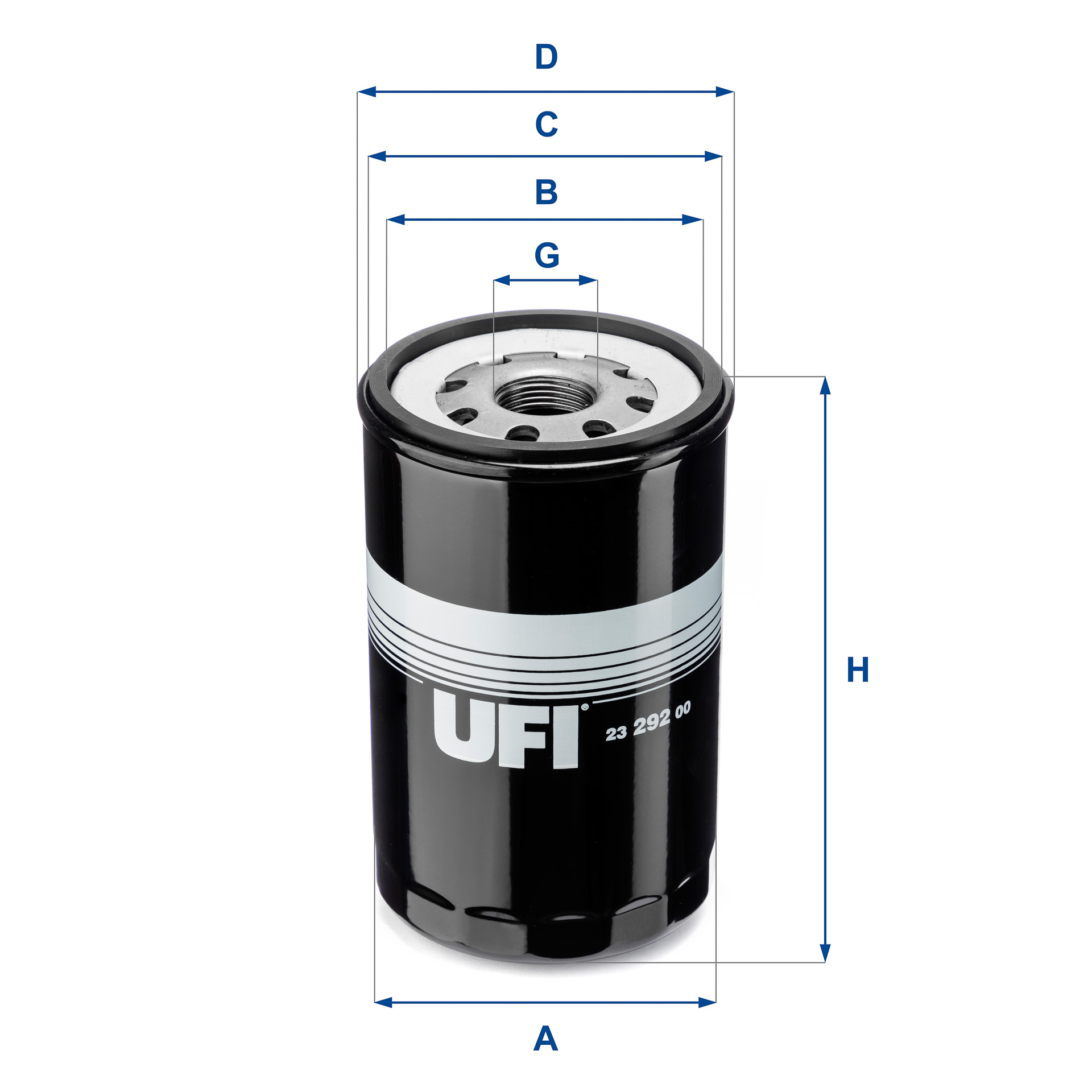 23.292.00 oil filter spin-on