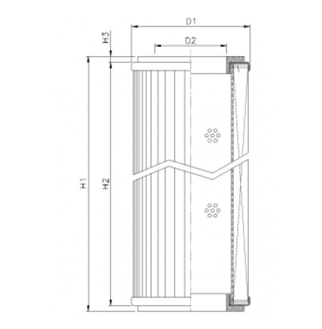 RVR1360E05B hydraulic filter element