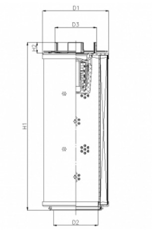RHR1200G10B3/AB1 hydraulic filter element