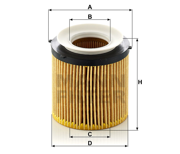 HU 8002 x KIT liquid filter
