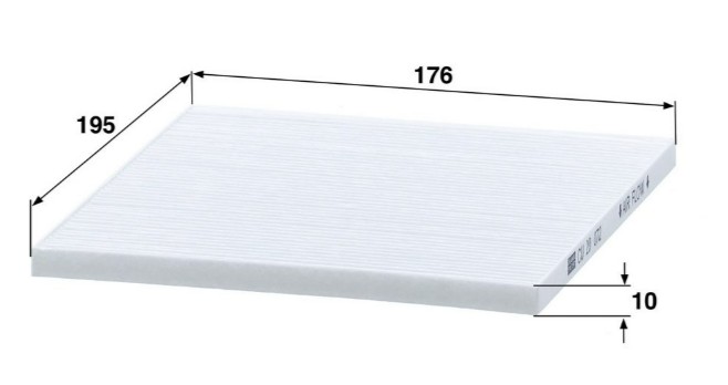CU 20 072 cabin air filter element