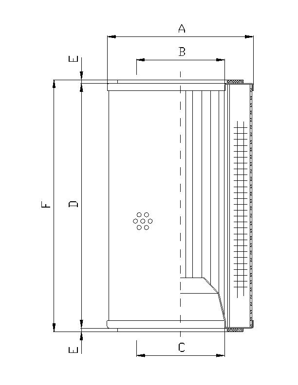 WG140 hydraulic filter element