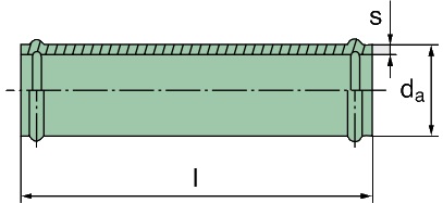 39 000 25 155 tube, D=150mm