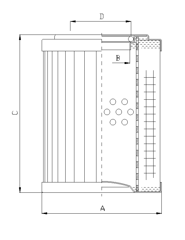 WG511 hydraulic filter element